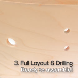 full layout with drilling