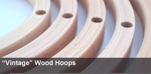 Vintage Wood Hoops